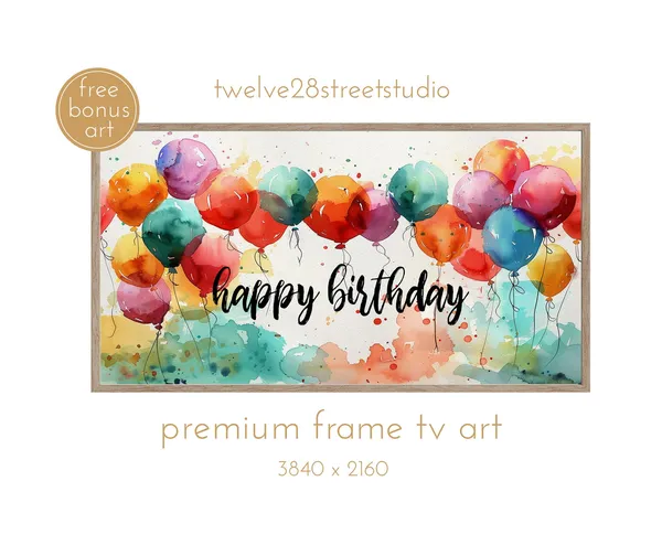 Birthday Happy Birthday Celebration Poster Print