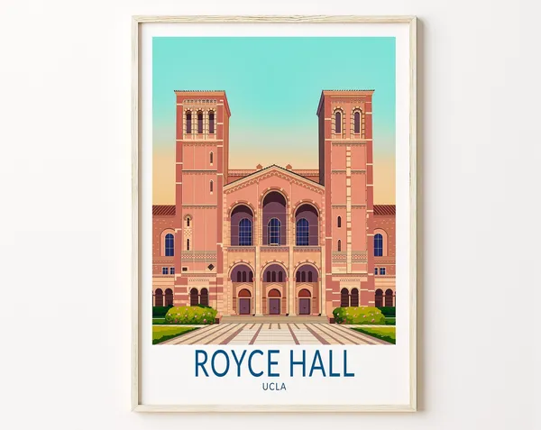 Royce Hall, Los Angeles University Art Print