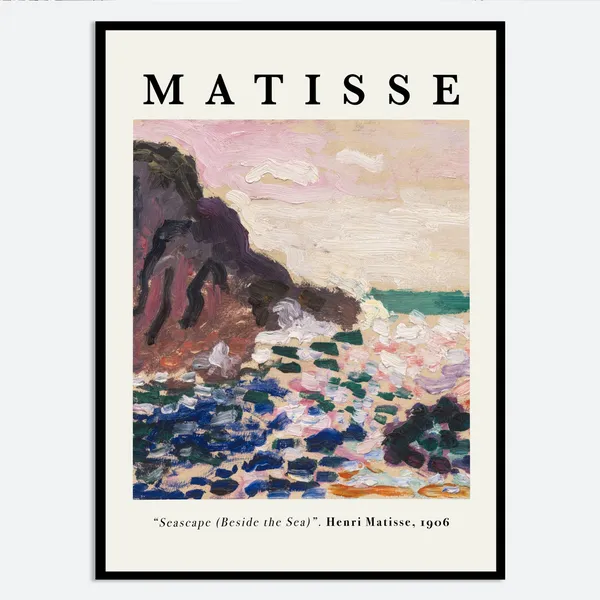 Henri Matisse Seascape Beside The Sea Poster Print