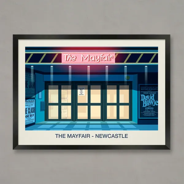 The Mayfair Ballroom Newcastle Poster Print