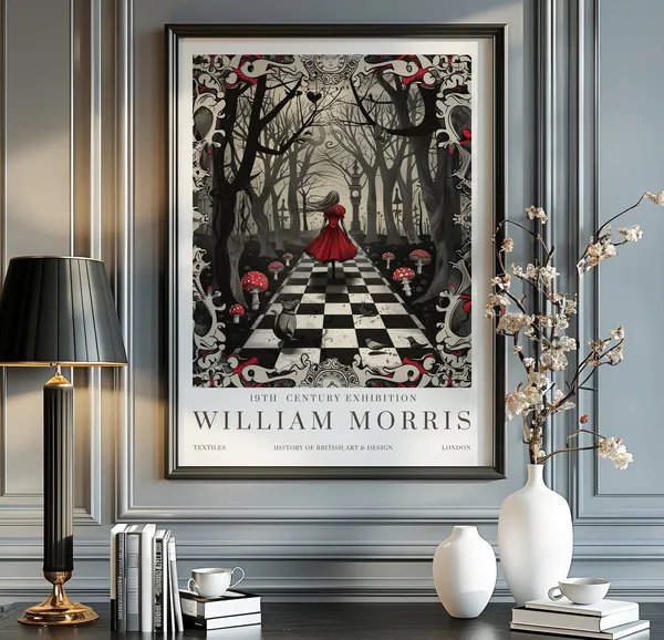 William Morris - Vintage Exhibition Poster