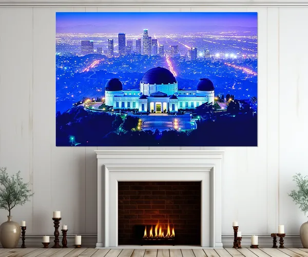 Griffith Observatory, Los Angeles Travel Poster