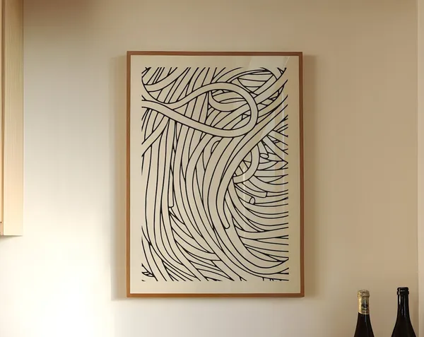 Pasta Kitchen Art Print, Trendy Food Poster