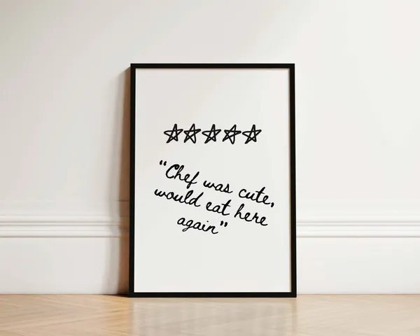 Chef Was Cute Funny Kitchen Quote Poster
