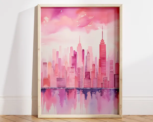 New York Travel Poster, Empire State Building