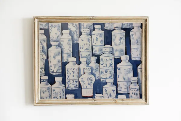 Chinoiserie Wall Art Blue and White Art Print