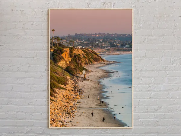 Encinitas Real Photo Wall Art Poster