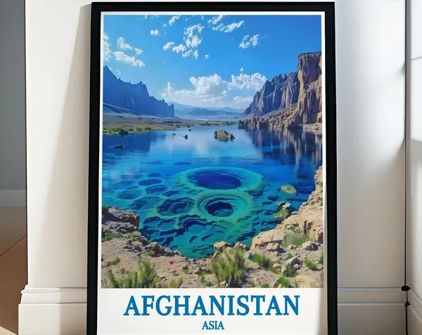 Afghanistan, Bande Amir National Park Art Print