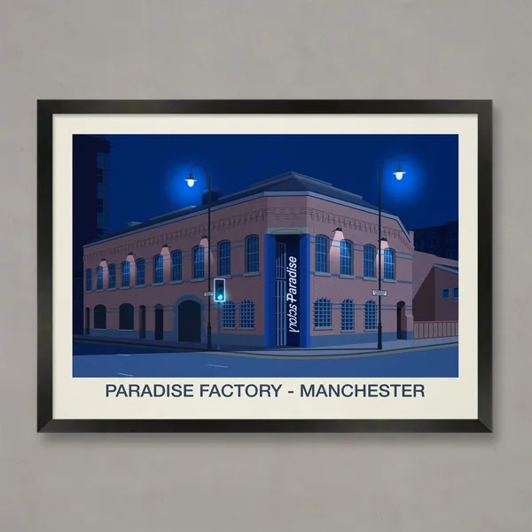 Paradise Factory Manchester Poster Print