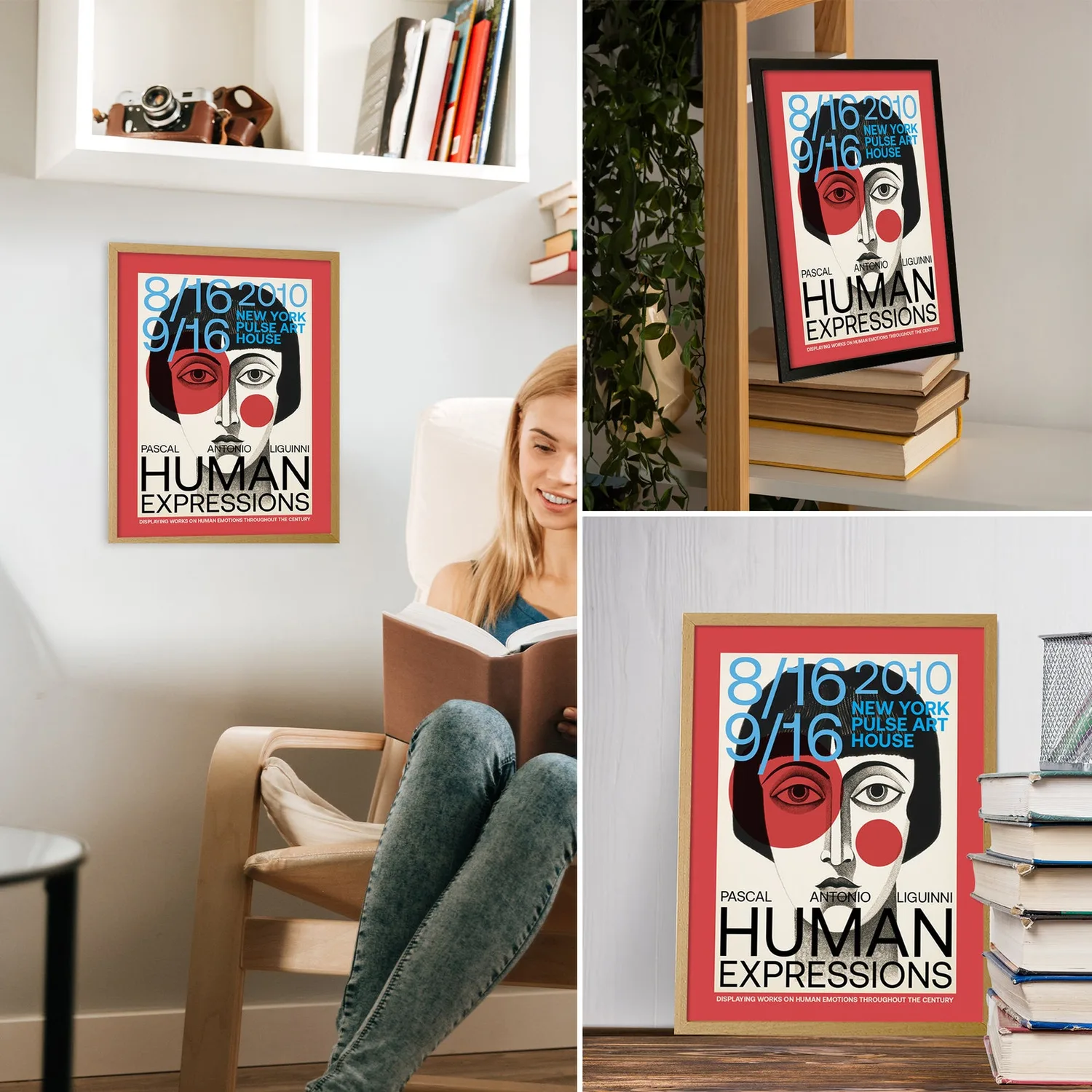 Human Expressions, 2010 New York Pulse Art Poster - Image 2