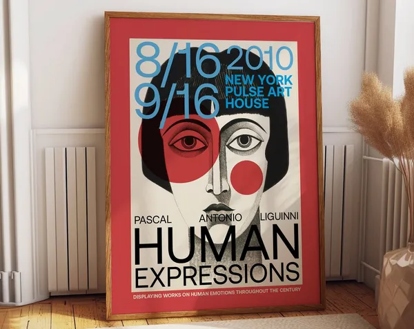 Human Expressions, 2010 New York Pulse Art Poster