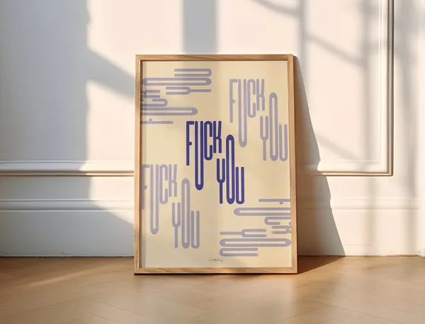 Vibrant Abstract Poster, Abstract & Modern