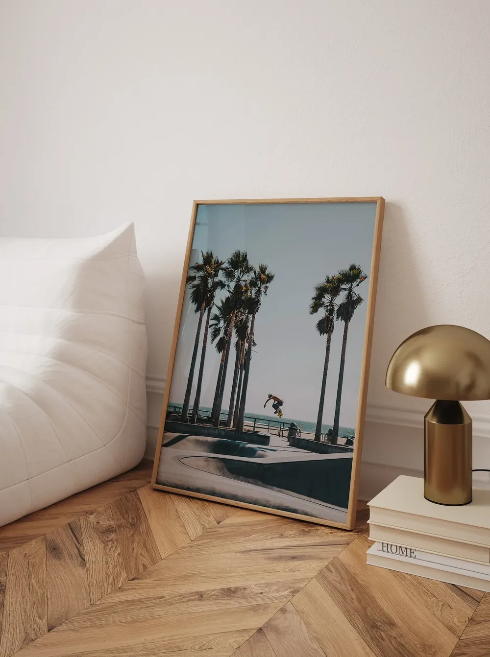 Venice Beach Skateboard Photo Poster Print