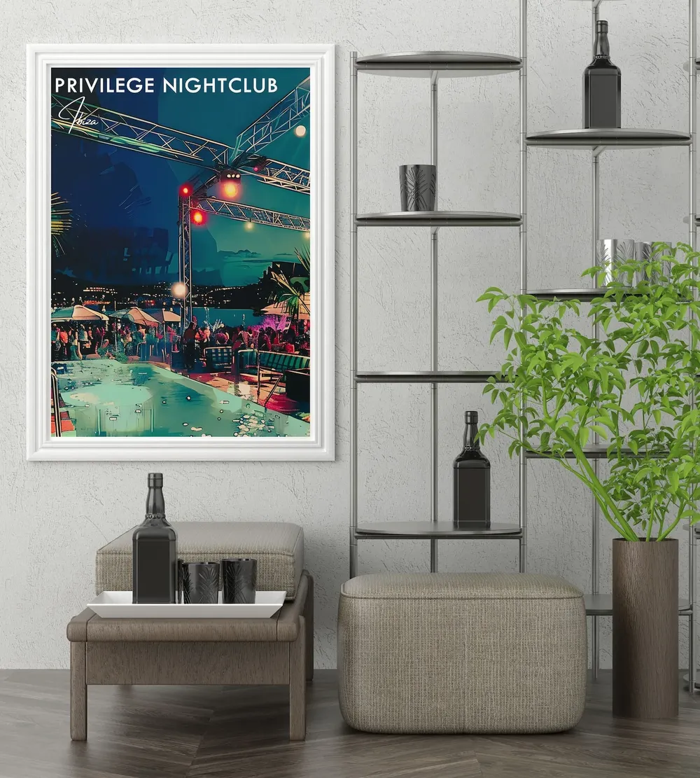 Privilege Night Club Stage Art Print - Image 2