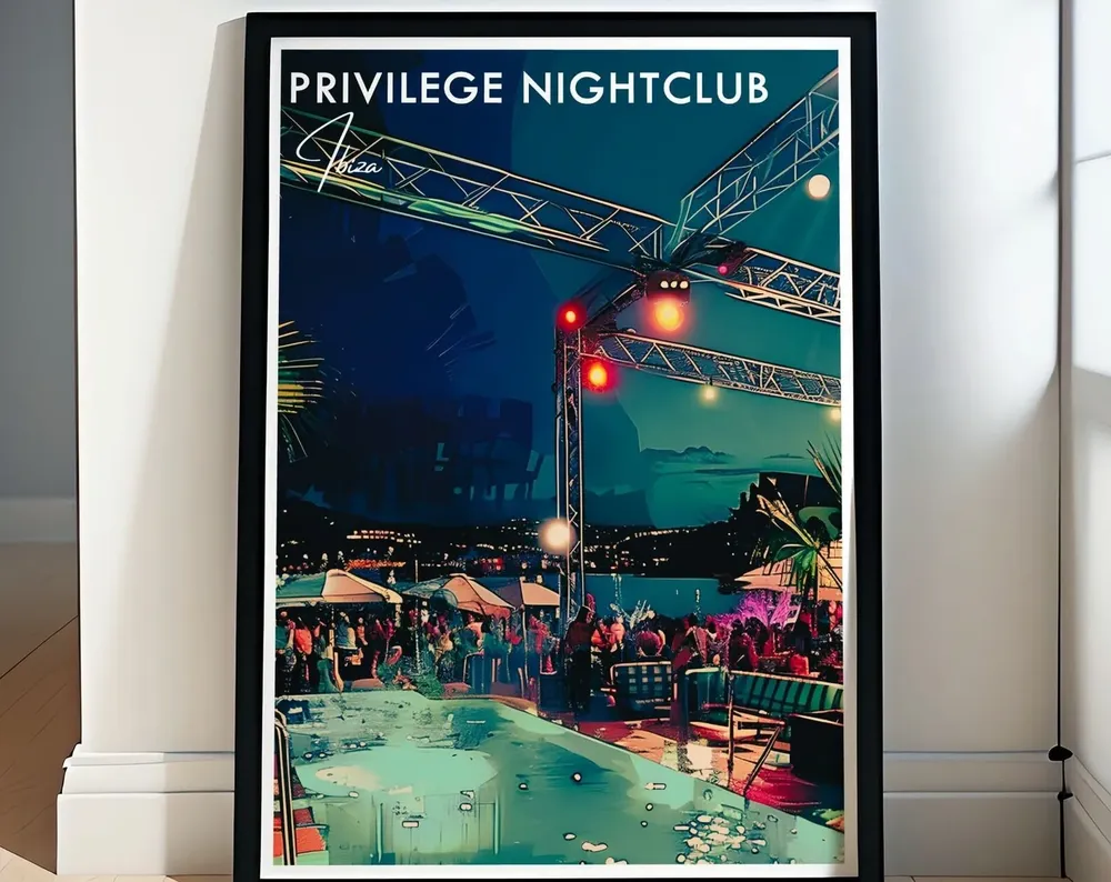Privilege Night Club Stage Art Print