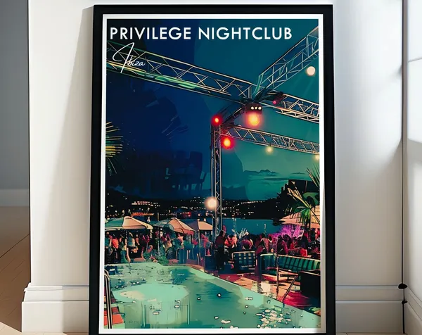 Privilege Night Club Stage Art Print