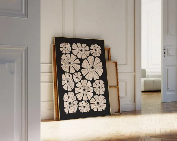 Abstract Botanical Wall Art, Matisse-Inspired Art Print