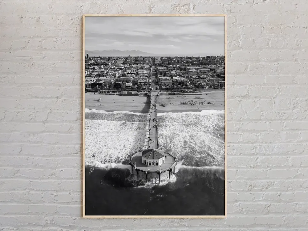 Manhattan Beach Wall Art Print