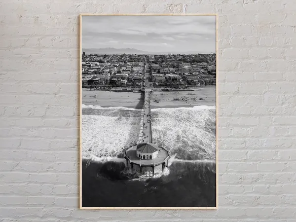 Manhattan Beach Wall Art Print