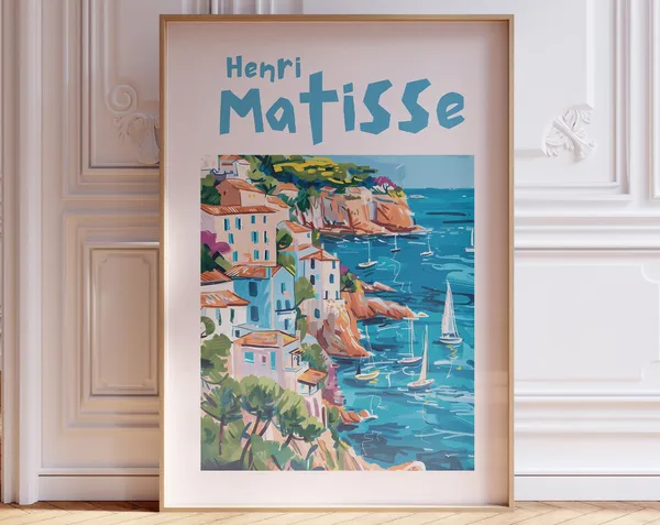 Matisse-Inspired Art Print, Gallery Wall Poster