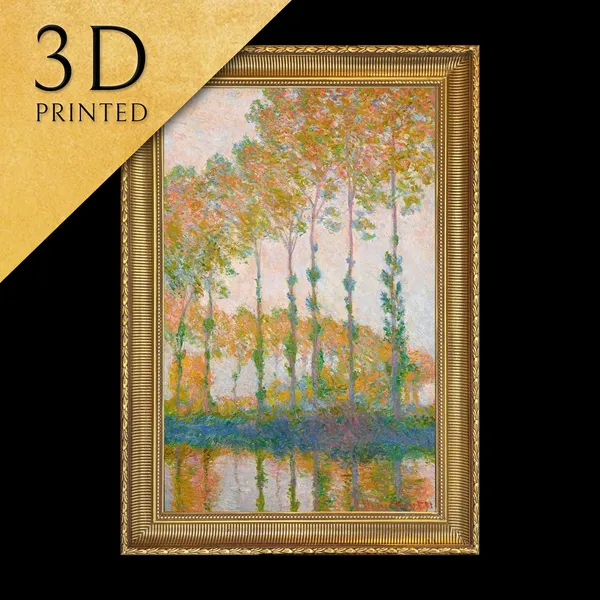 Monet-Inspired Poplars On The Banks Of The Epte
