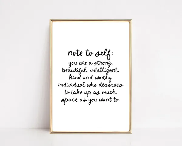 Positive Affirmations Motivational Quote Art Print
