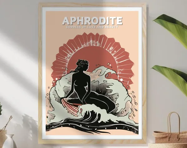 Aphrodite Greek Mythology Goddess Art Print