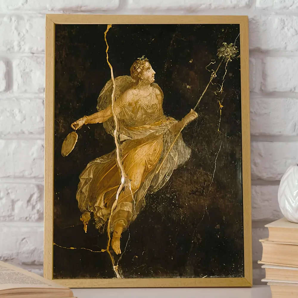 Dancing Maenad, Vintage Roman Classical Art Print - Image 2