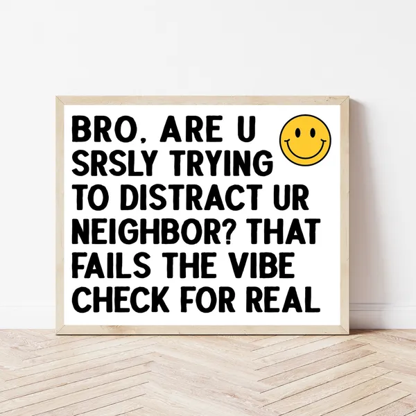 High School Math Classroom Rules Art Print