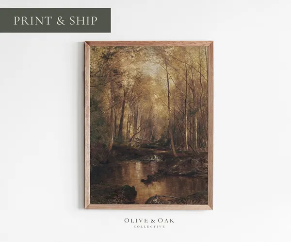 Autumn Landscape - Vintage Wall Art