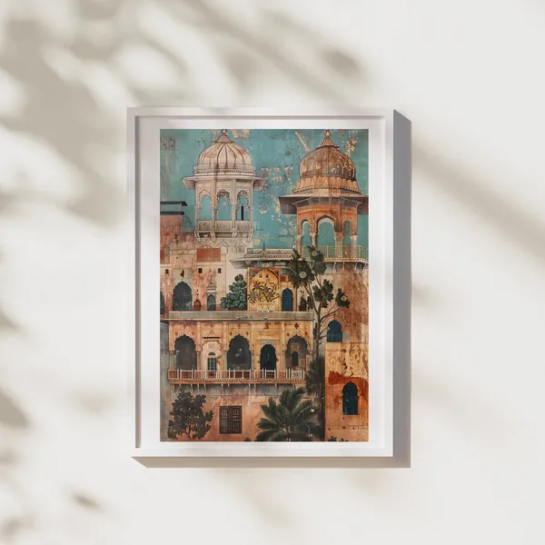 Jaipur Inspired Indian Architecture Art Print