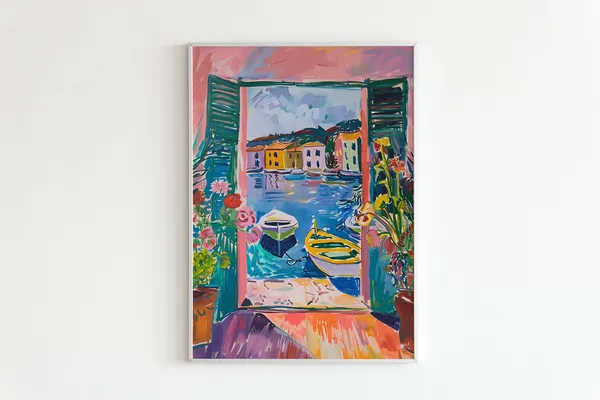 Henri Matisse Open Window Modern Wall Art Print