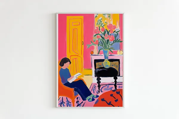 Henri Matisse Woman Reading Art Print, Modern