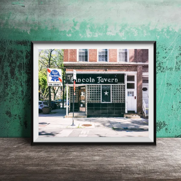 Lincoln Tavern Chicago Photography Art Print, Bucktown