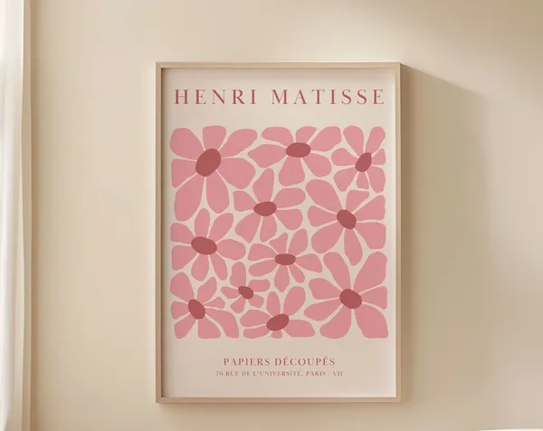 Matisse Flower Market Botanical Art Print