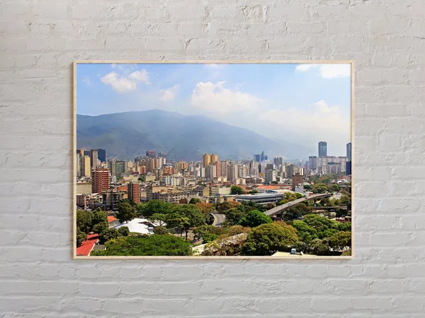 Caracas Real Photo Print, Venezuela Travel Poster