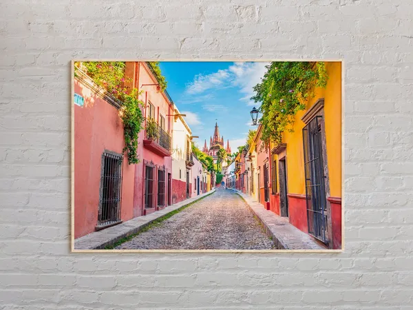 San Miguel De Allende Travel Poster, Real Photo