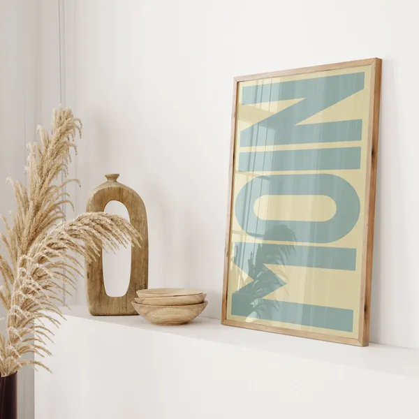 Moin Poster, Hamburg Sylt Typography Art Print