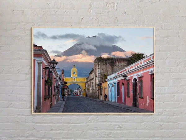Guatemala Photo Travel Poster, World Cultural Art