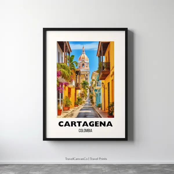 Cartagena City Gift Wall Art Print