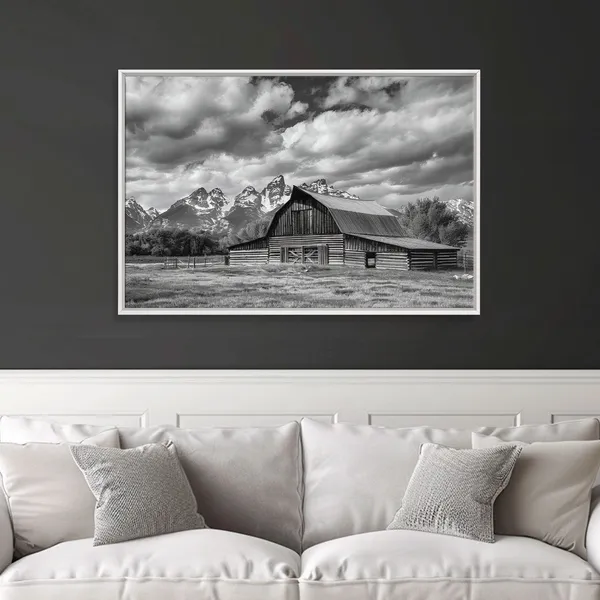 Old Barn Rustic Homestead Vintage Wall Art Print