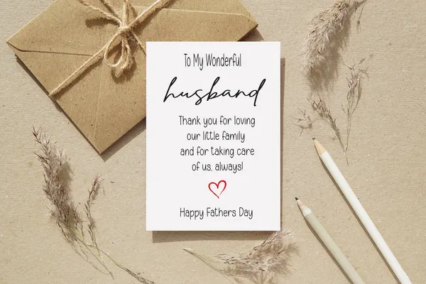 Happy Father's Day Card for Husband and Dad