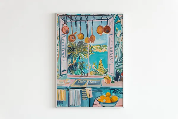 Henri Matisse Open Window Poster, Coastal View
