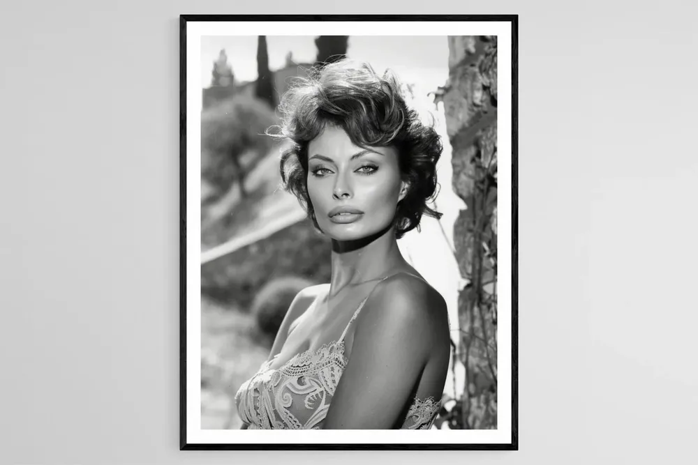 Sophia Loren, Timeless Hollywood Glamour Art Print