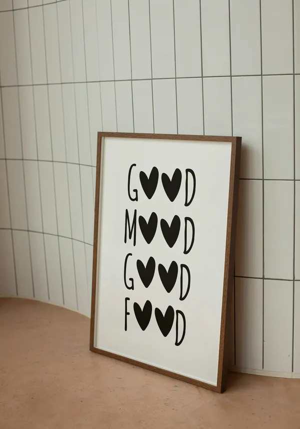 Kitchen Prints, Minimalist Kitchen Wall Art Print