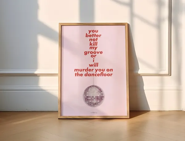 Murder On The Dancefloor Poster Print, Saltburn Movie