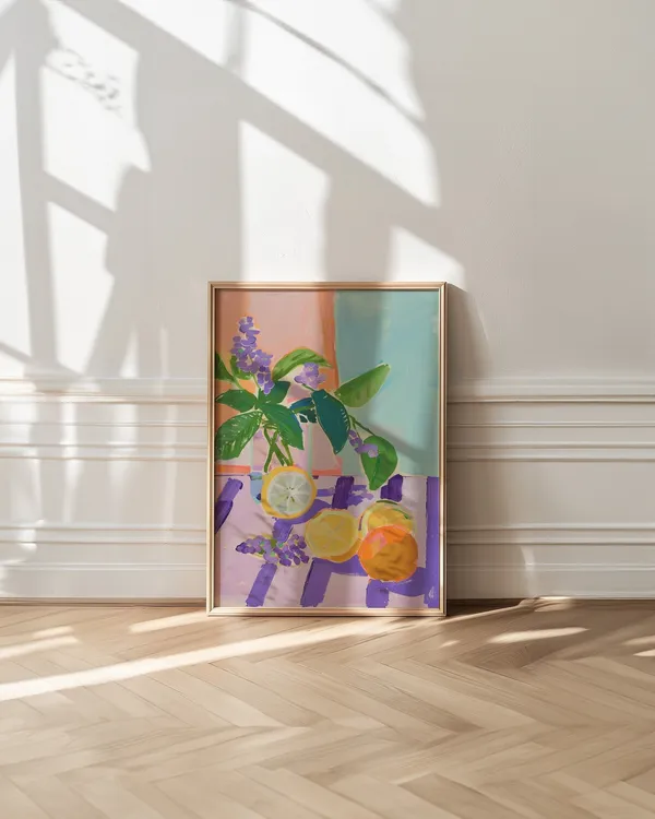 Matisse-Inspired Danish Pastel Art Print