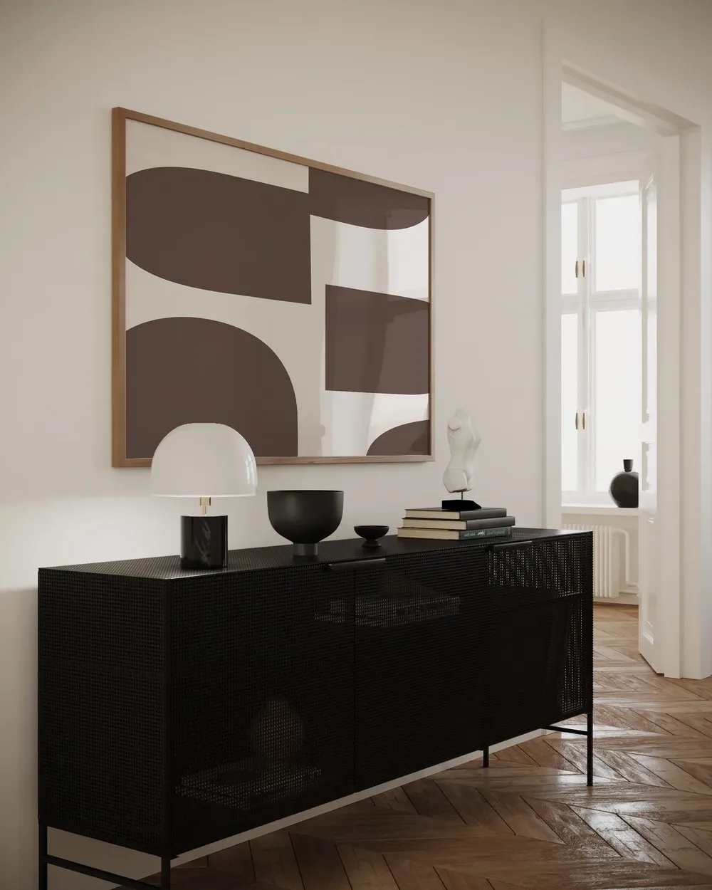 Minimalist Mid-Century Shapes Art Print - Image 3