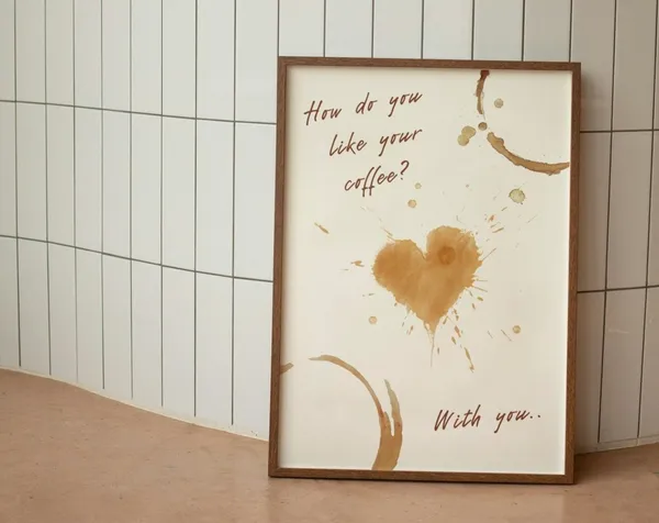 How Do You Like Your Coffee? Kitchen Coffee Poster