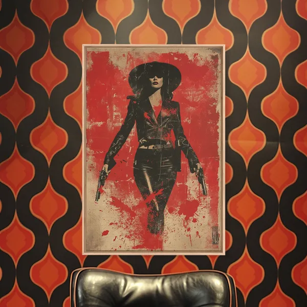 Western Cowgirl Book Cover Art, Modern Western Poster